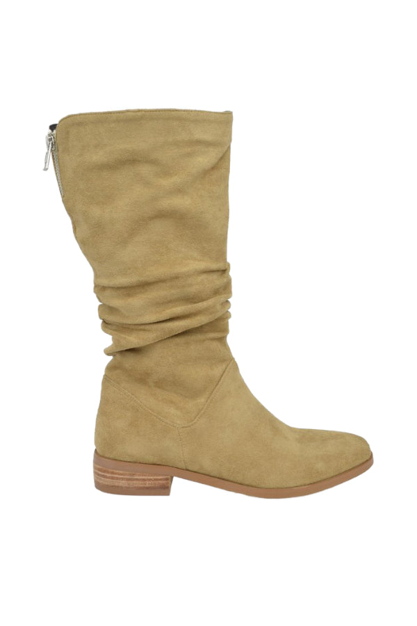 FANK-BEIGE FAUX SUEDE