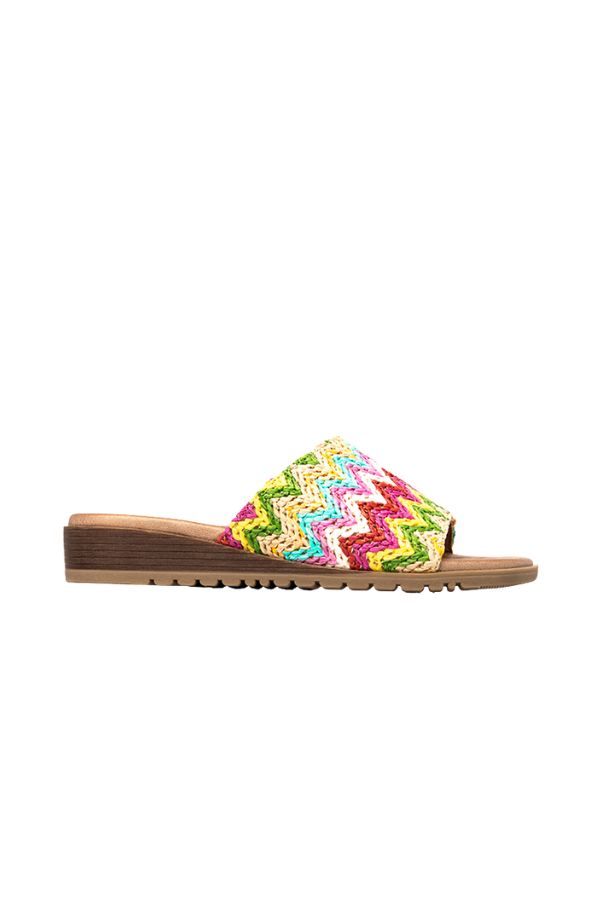 GANNI BRIGHT MULTI RAFFIA