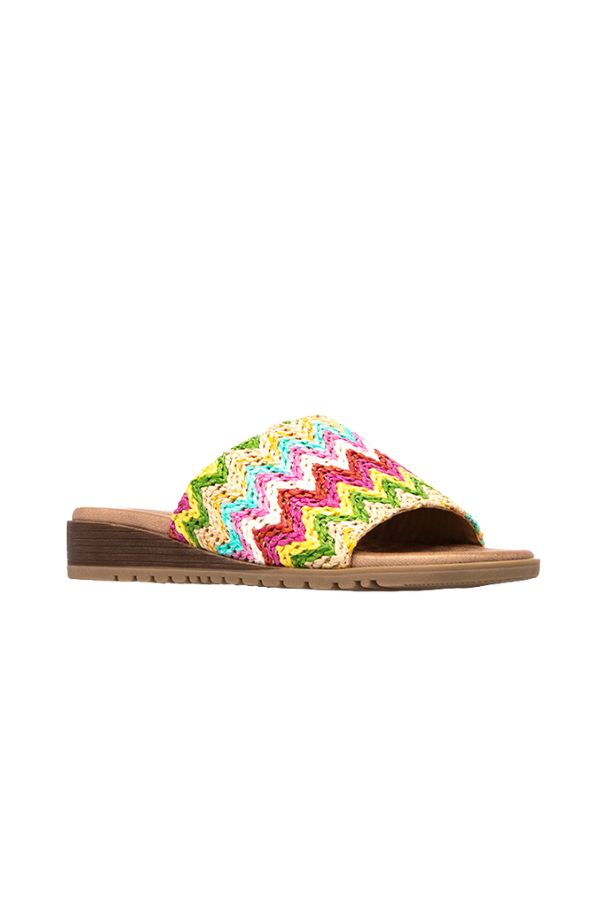 GANNI BRIGHT MULTI RAFFIA