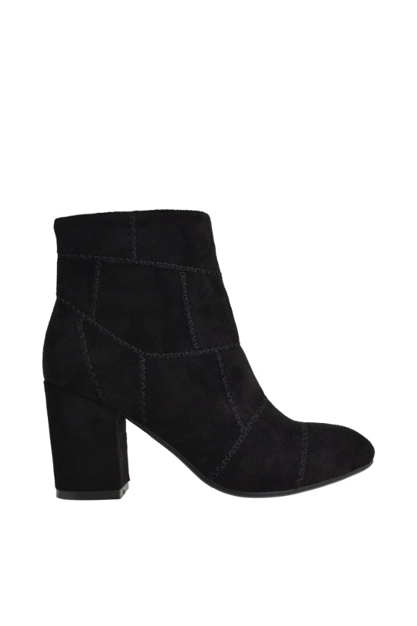 KARLIS-BLACK FAUX SUEDE