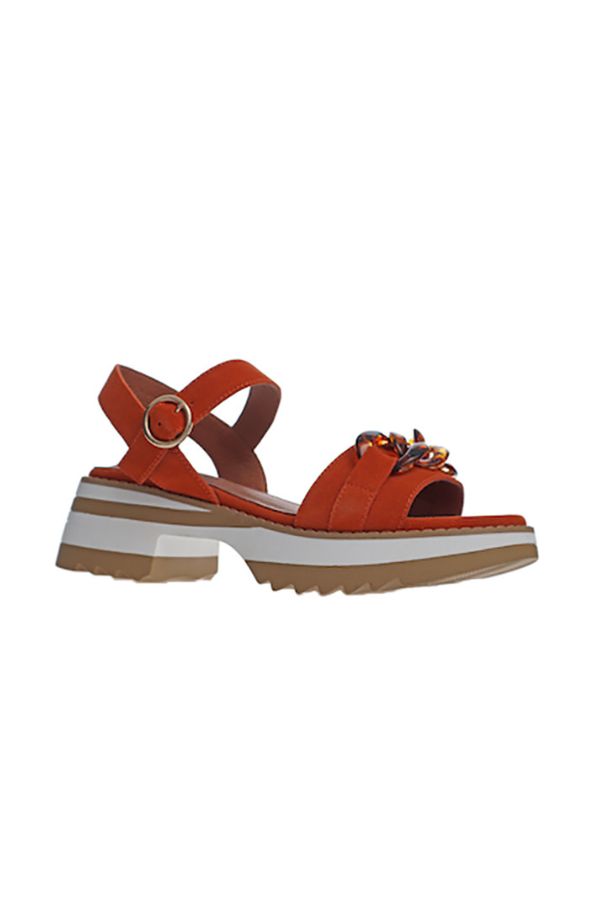 LEIGH ORANGE SUEDE