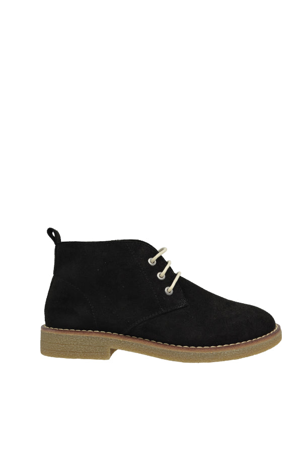 WENDY-BLACK FAUX SUEDE